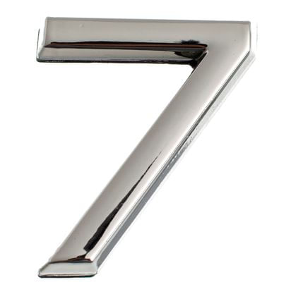 Número 7 para Apartamento ABS 39mm Prata Bemfixa